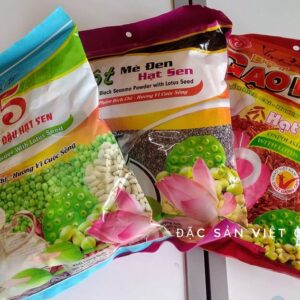 COMBO BỘT GẠO LỨT – BỘT MÈ ĐEN – BỘT 5 THỨ ĐẬU HẠT SEN CÓ ĐƯỜNG