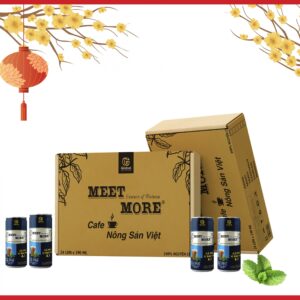 CÀ PHÊ LON MEET MORE VỊ BẠC HÀ (THÙNG 24)