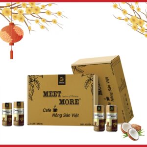CÀ PHÊ LON MEET MORE VỊ DỪA (THÙNG 24)